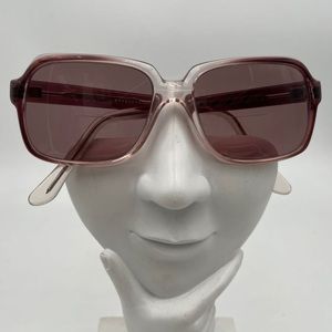 Vintage Barbados Purple Translucent Oval Sunglasses Frames